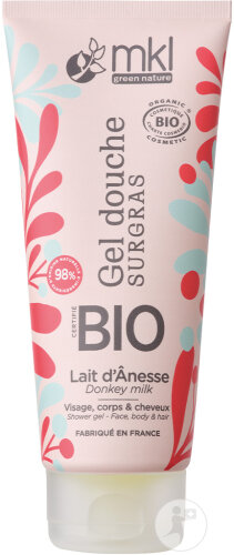 MKL Green Nature Gel Douche Lait D'Ânesse Bio Tube 200ml