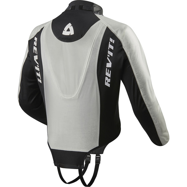 Rev'it - Veste pluie Trackmaster H2O Transparent / Noir