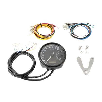 Compteur Digital Daytona velona- W noir VITESSE 200 KMH - COMPTE TOUR 9000 TOURS Universel - Noir