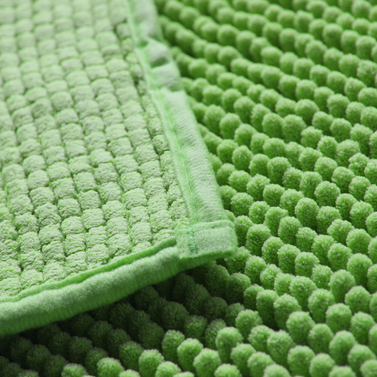 Badeteppich Chenille lindgrün 60x90cm