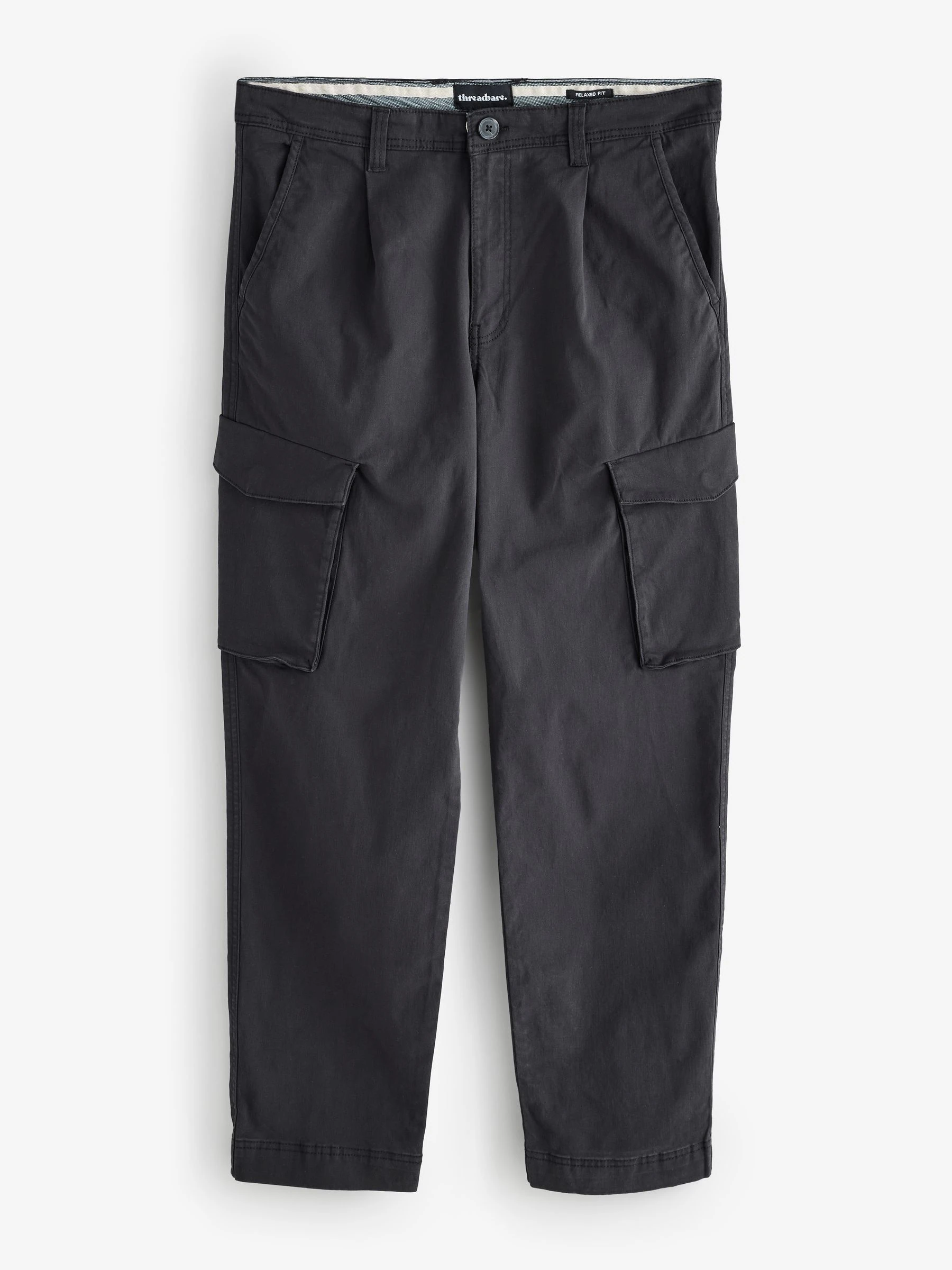 Zwart - Threadbare relaxed fit stretchy cargochino's