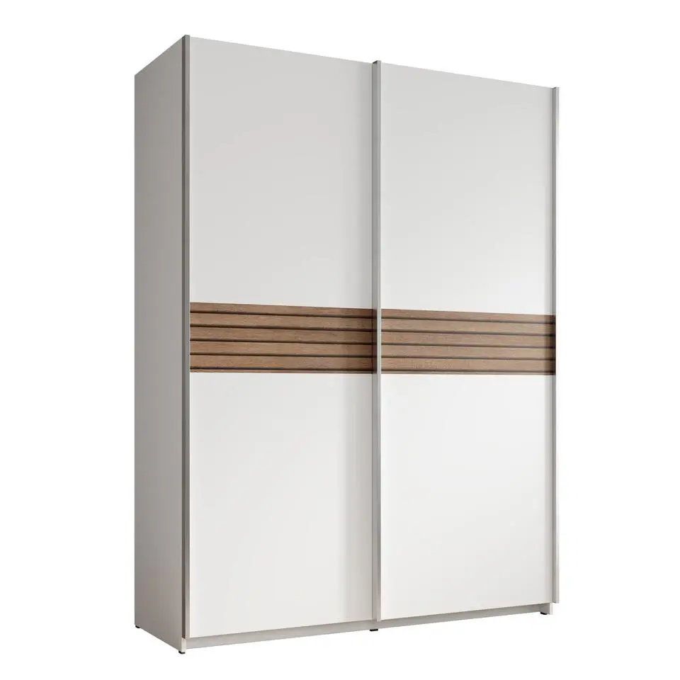 Meubella - Kledingkast Mendoza - Wit - 150 cm