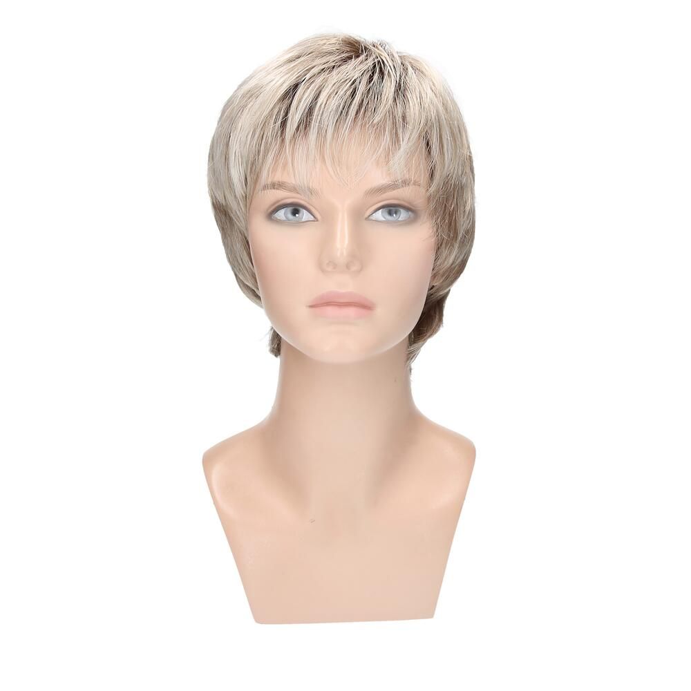 Perücke Charly von trendhair in Perlblond dunkler Ansatz