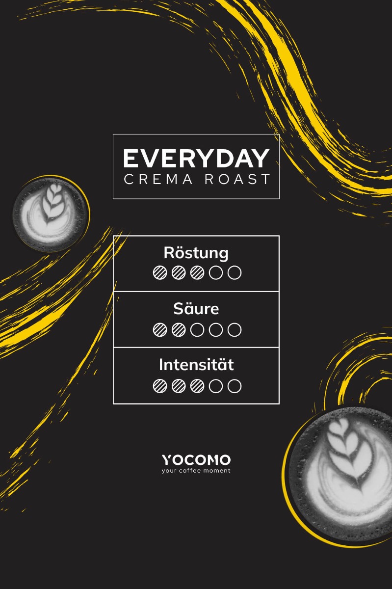 YOCOMO Everyday Crema Roast Vorteilspaket 3kg