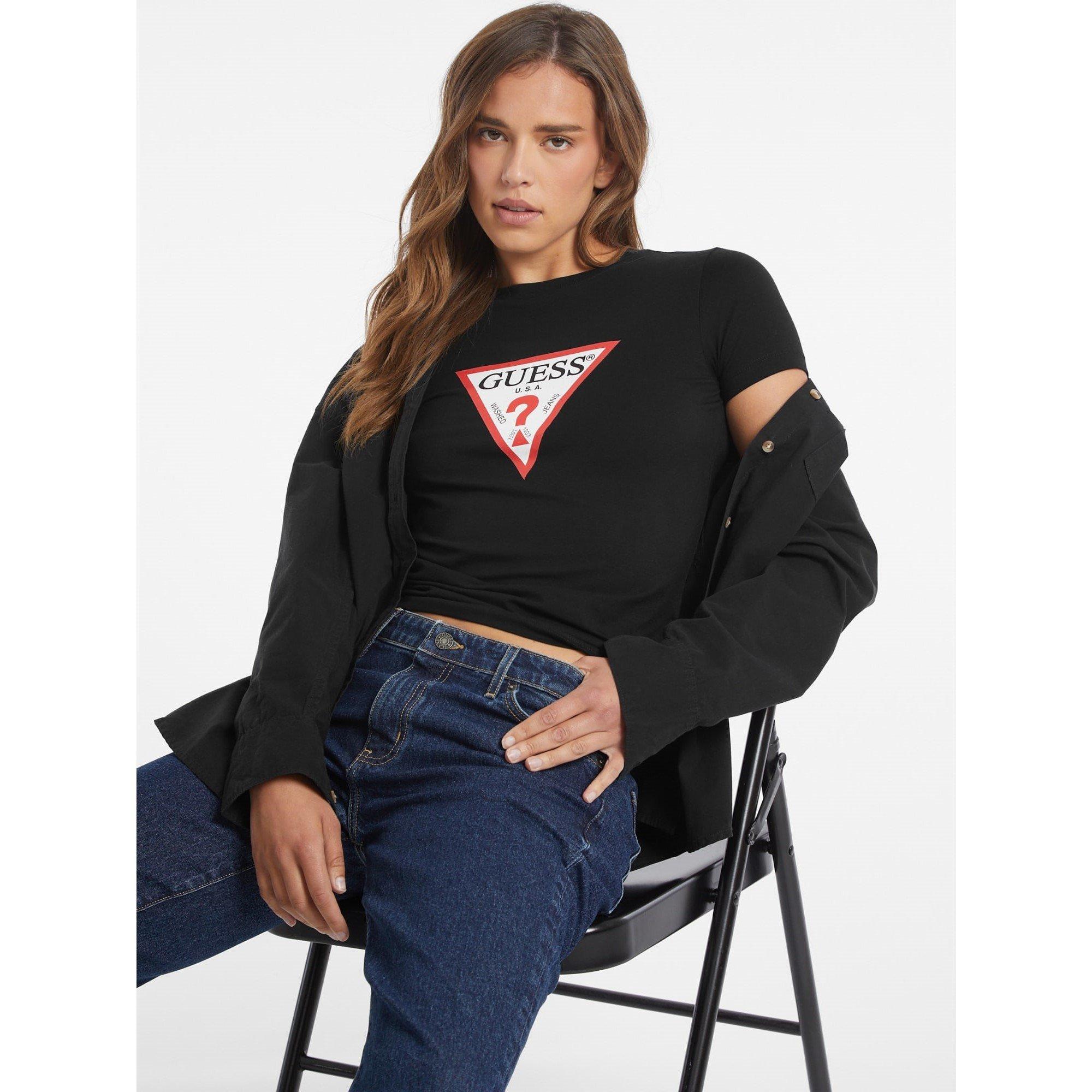 Guess Triangle Logo T Shirt