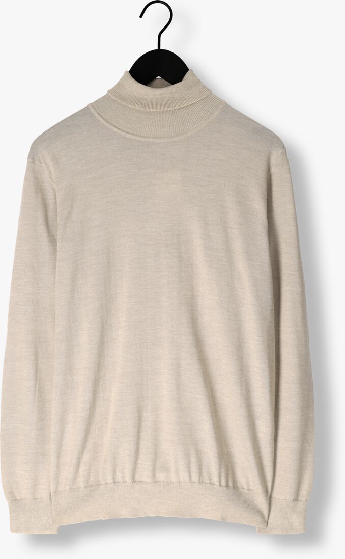 beige profuomo coltrui pullover roll neck