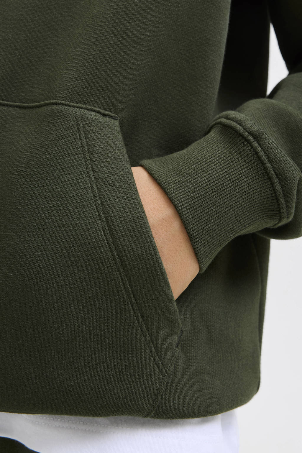 JACK & JONES JUNIOR hoodie donkergroen