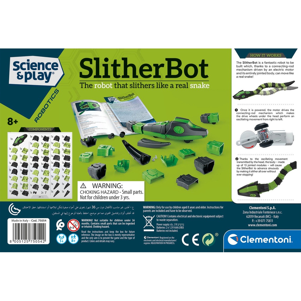 Clementoni Baue deine eigene Slither Bot Schlange