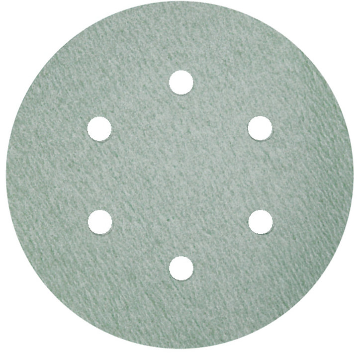 Papier abrasif corindon ø150 mm grain 180 anti-encrassement, lot de 5