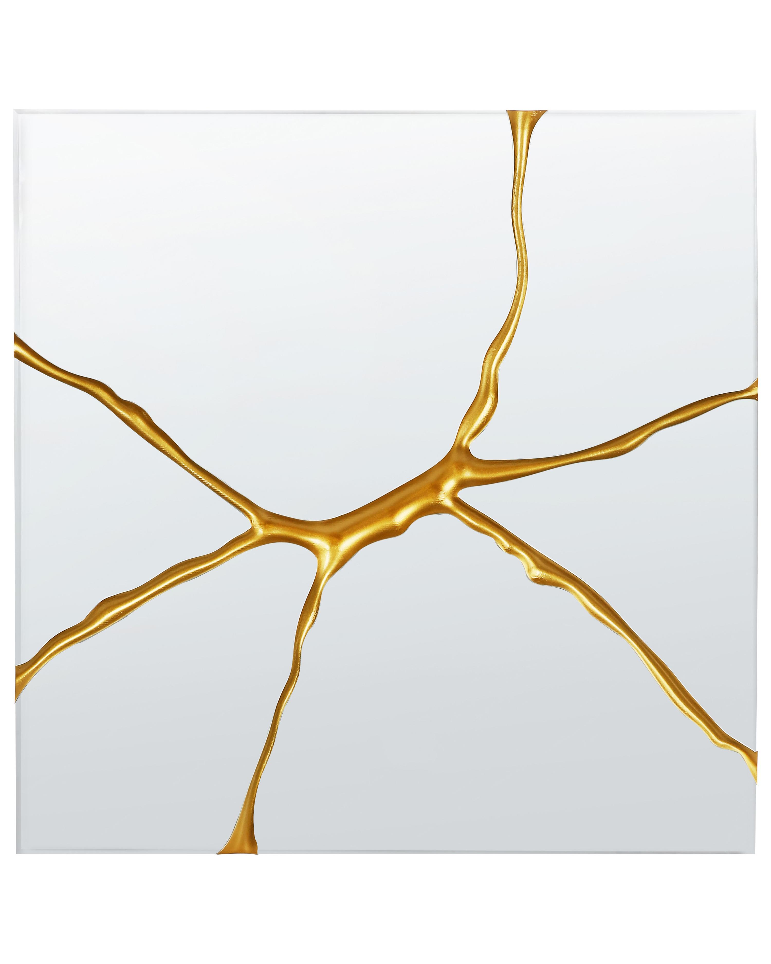 Wandspiegel COOLE 80 cm 80 cm Goud