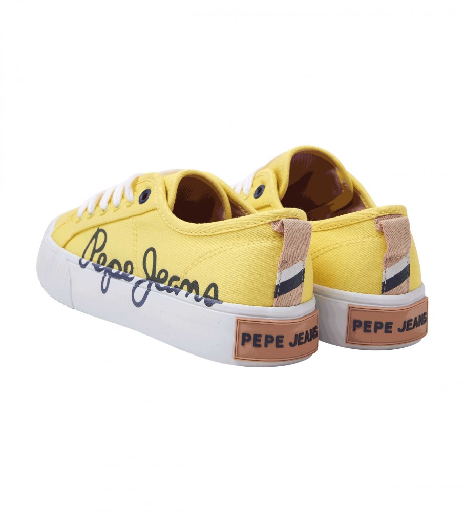 Pepe Jeans Tênis Ottis Log Amarelo