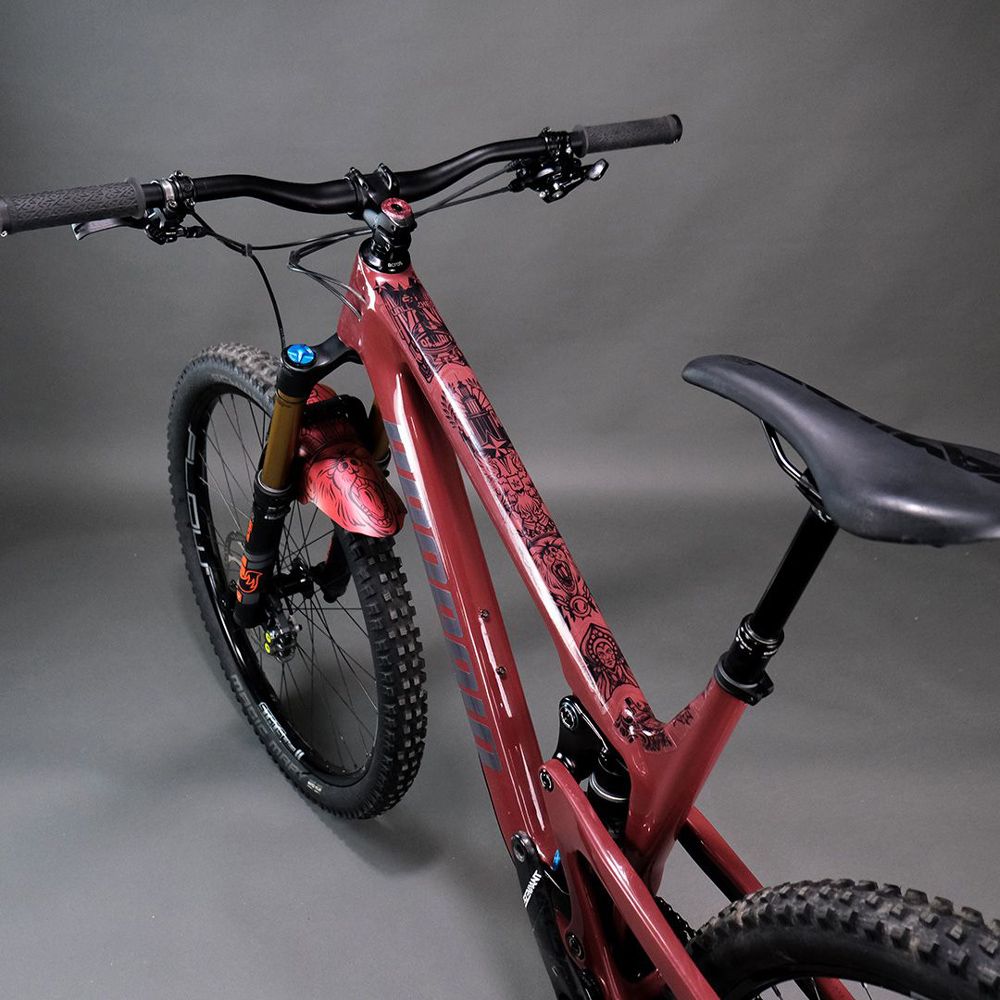Unleazhed Unscratch Frame Rahmenschutzfolie - Dawei Black Glossy kaufen | Bike-Discount