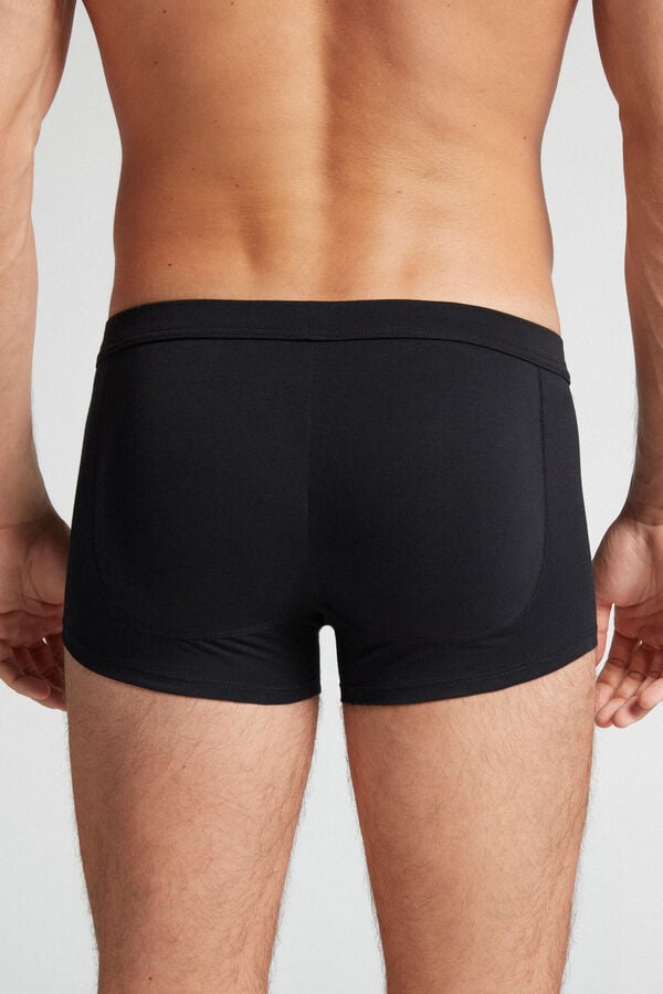 Cuecas Boxer Push-Up de Algodão Elástico