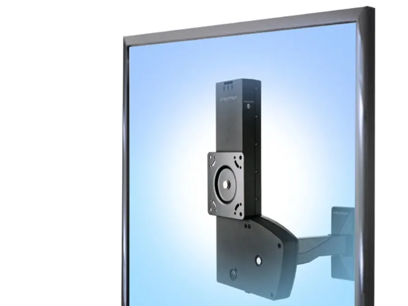 Ergotron - Monteringssæt (VESA adapter, løftesamling, fuld bevægelses-arm) - Constant Force Technology - for LCD display - glide, let brug med forlængelse (LD-X) - sort - skærmstørrelse: 27