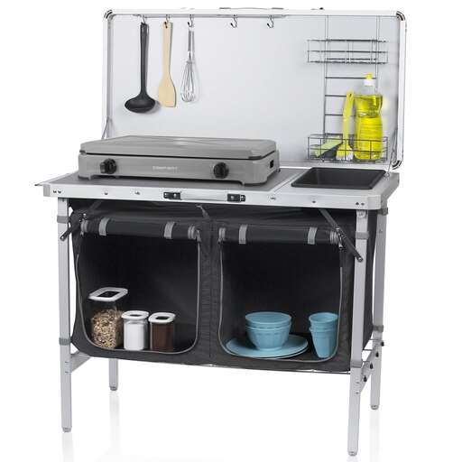 Cozinha de viagem externa Campart Granada 100x50x76 cm