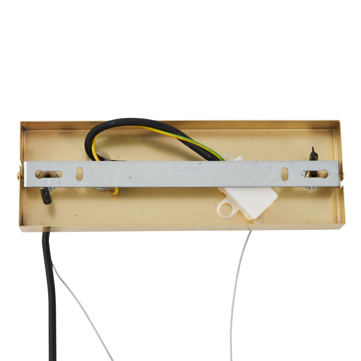 Design hanglamp goud met regenboog glas 8-lichts - Uvas