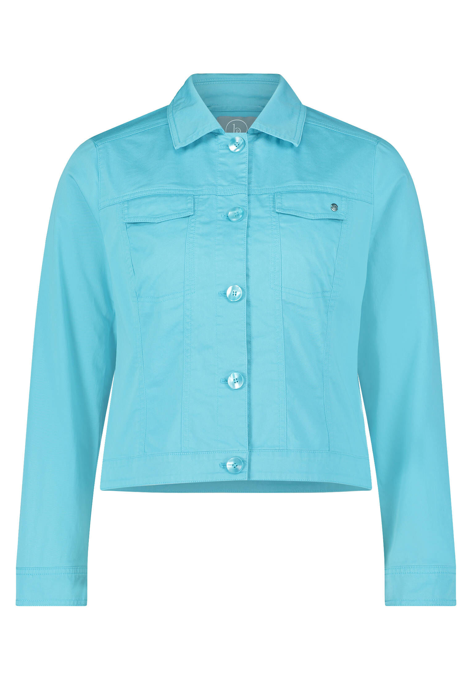 Betty & Co| Damen Jeansjacke mit Kragen