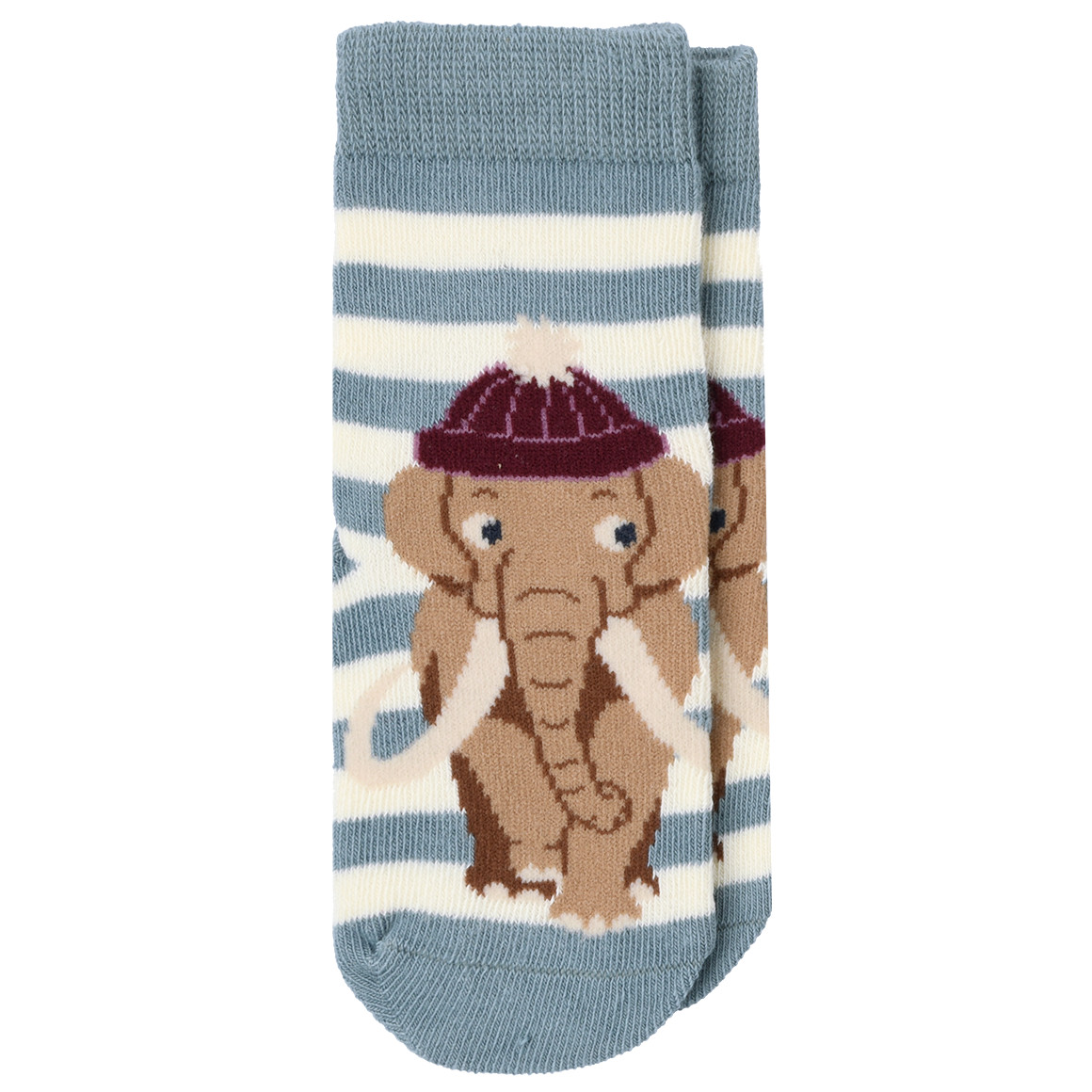 Topomini 5 Paar Baby Socken in verschiedenen Dessins blau / beige / dunkelblau