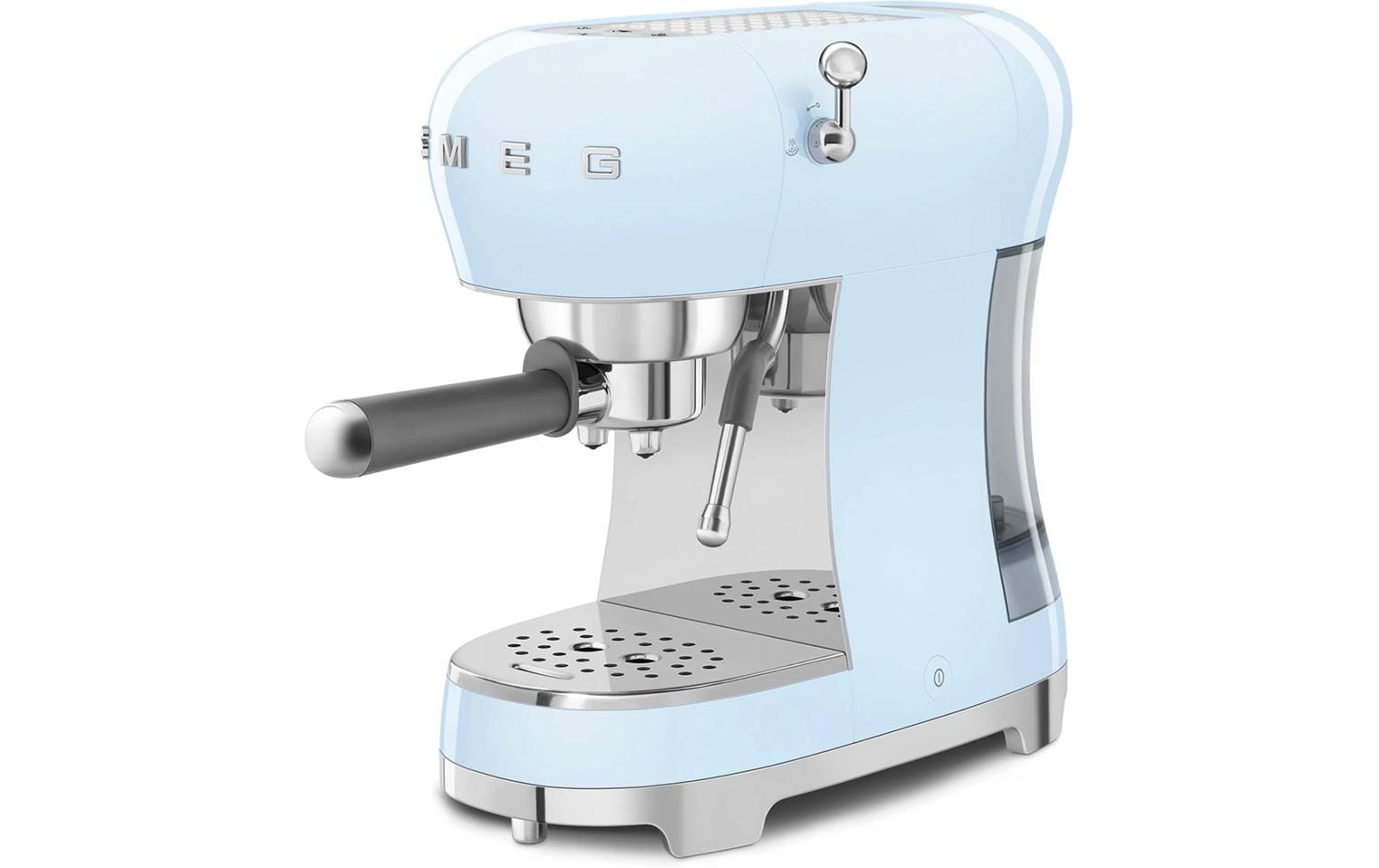 Siebträgermaschine 50's Style ECF02PBEU Blau<br>Espresso Kaffeemaschine