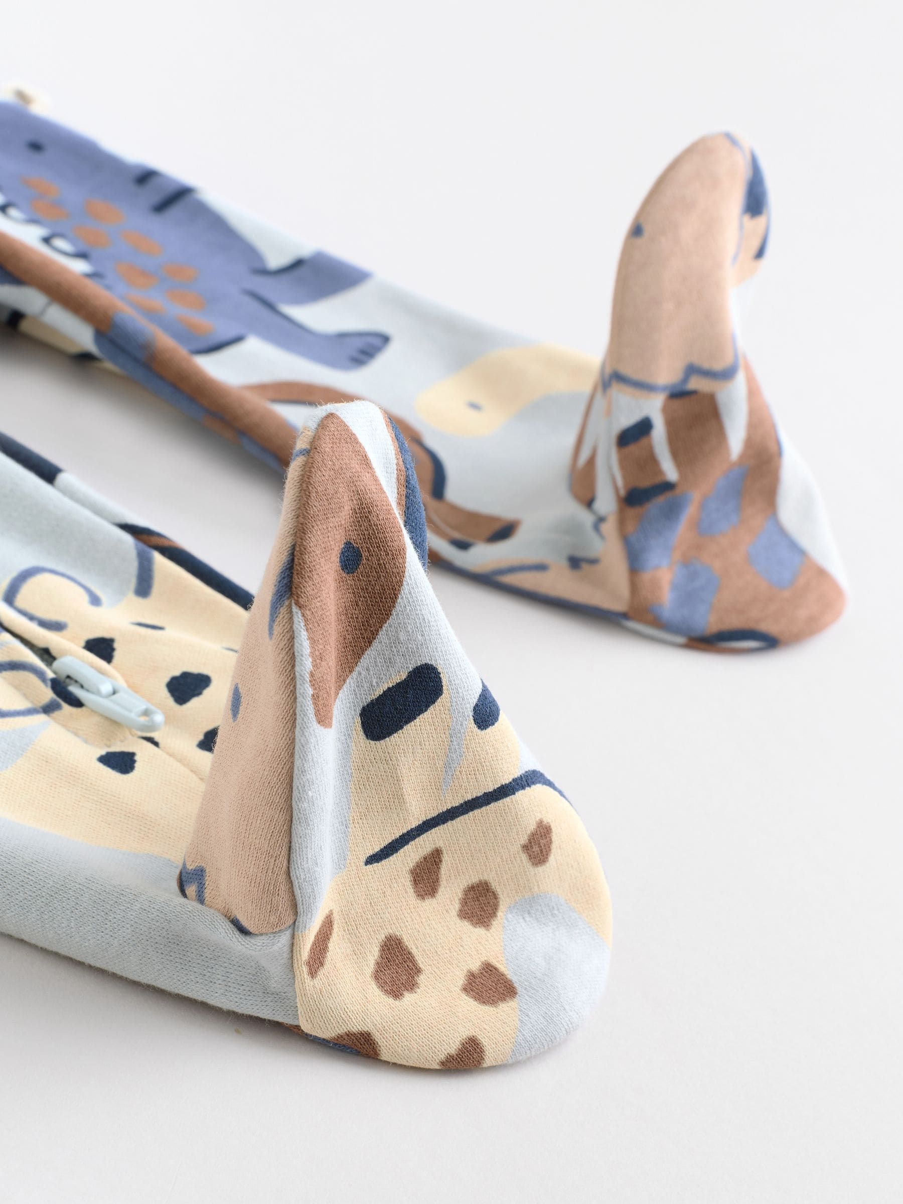 Marineblauw - Verpakking van 4 baby pyjama's met tweewegrits (0mnd -2jr)
