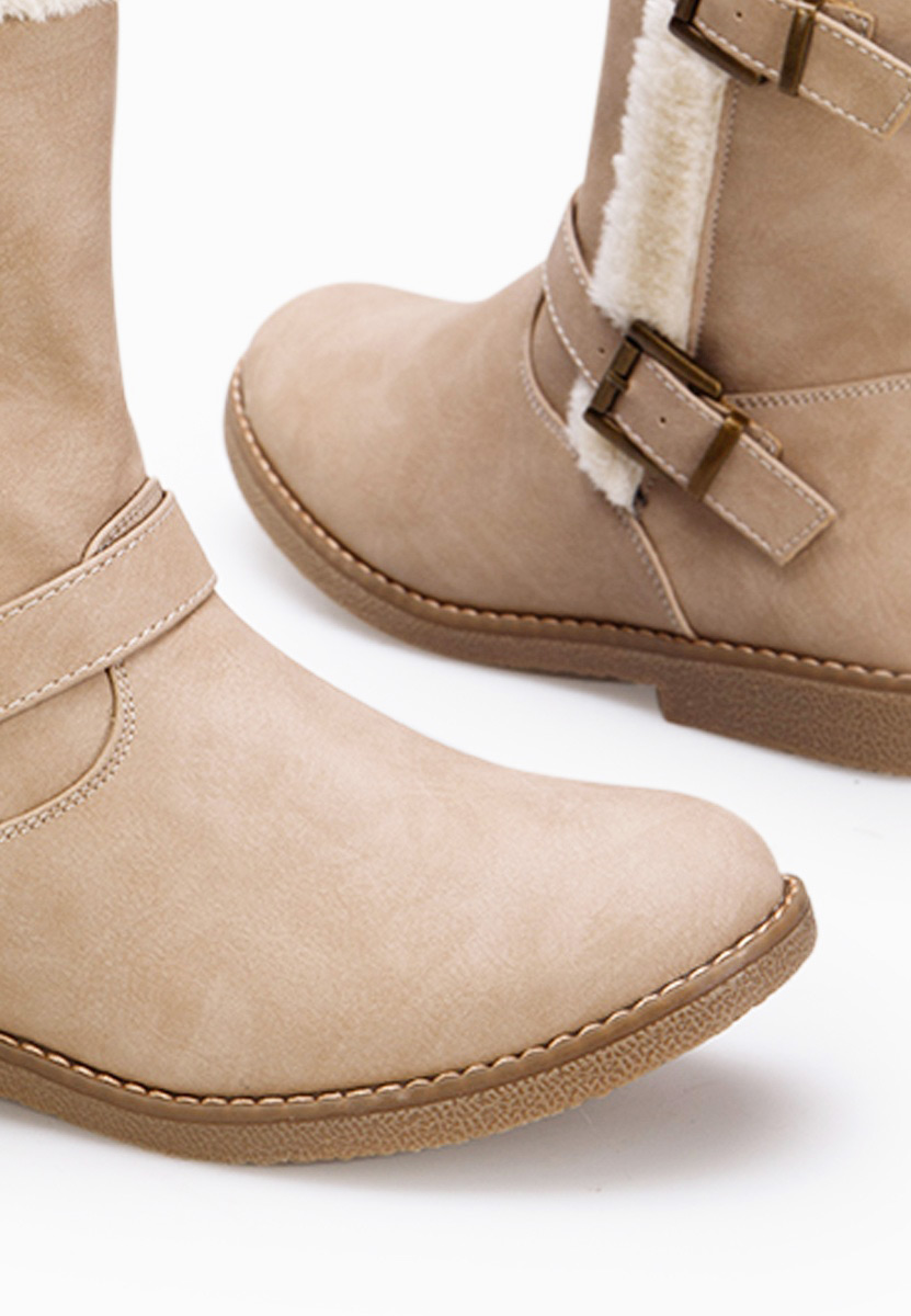 Bottes fourrées femmes brunes Imola