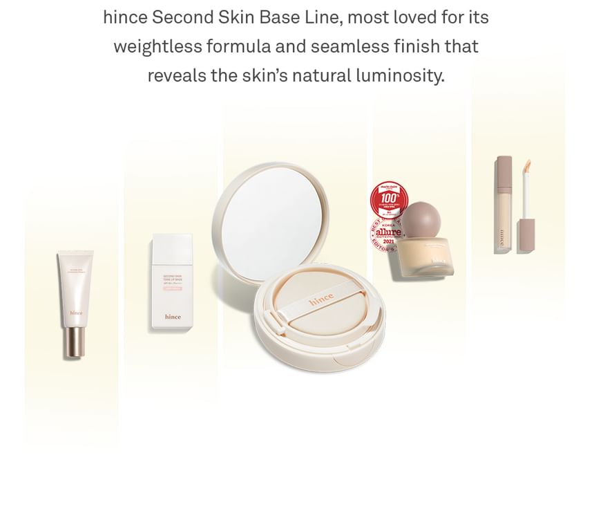 hince - Second Skin Glow Cushion - 4 kleuren