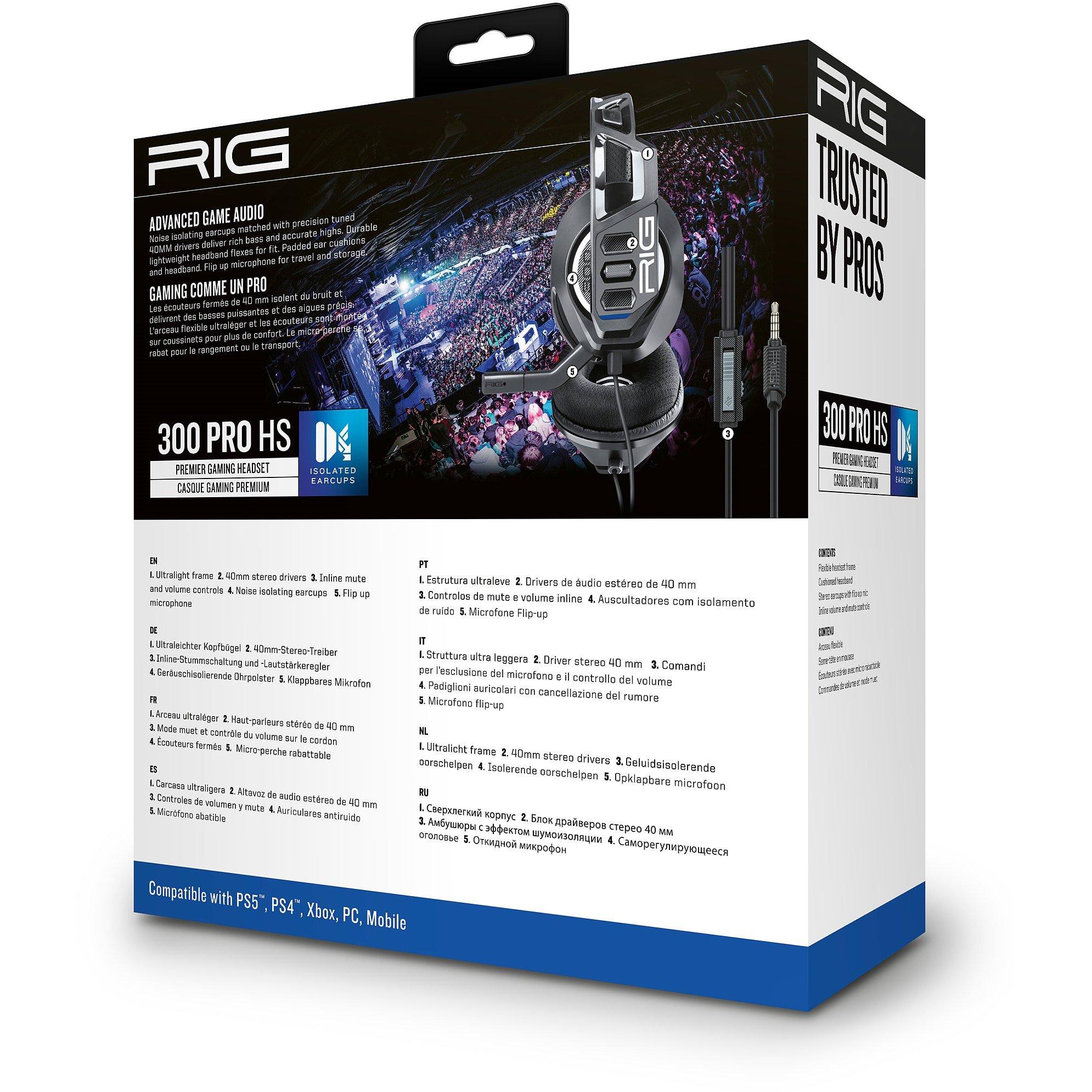 Nacon GAME RIG 300 PRO PlayStation Headset Black