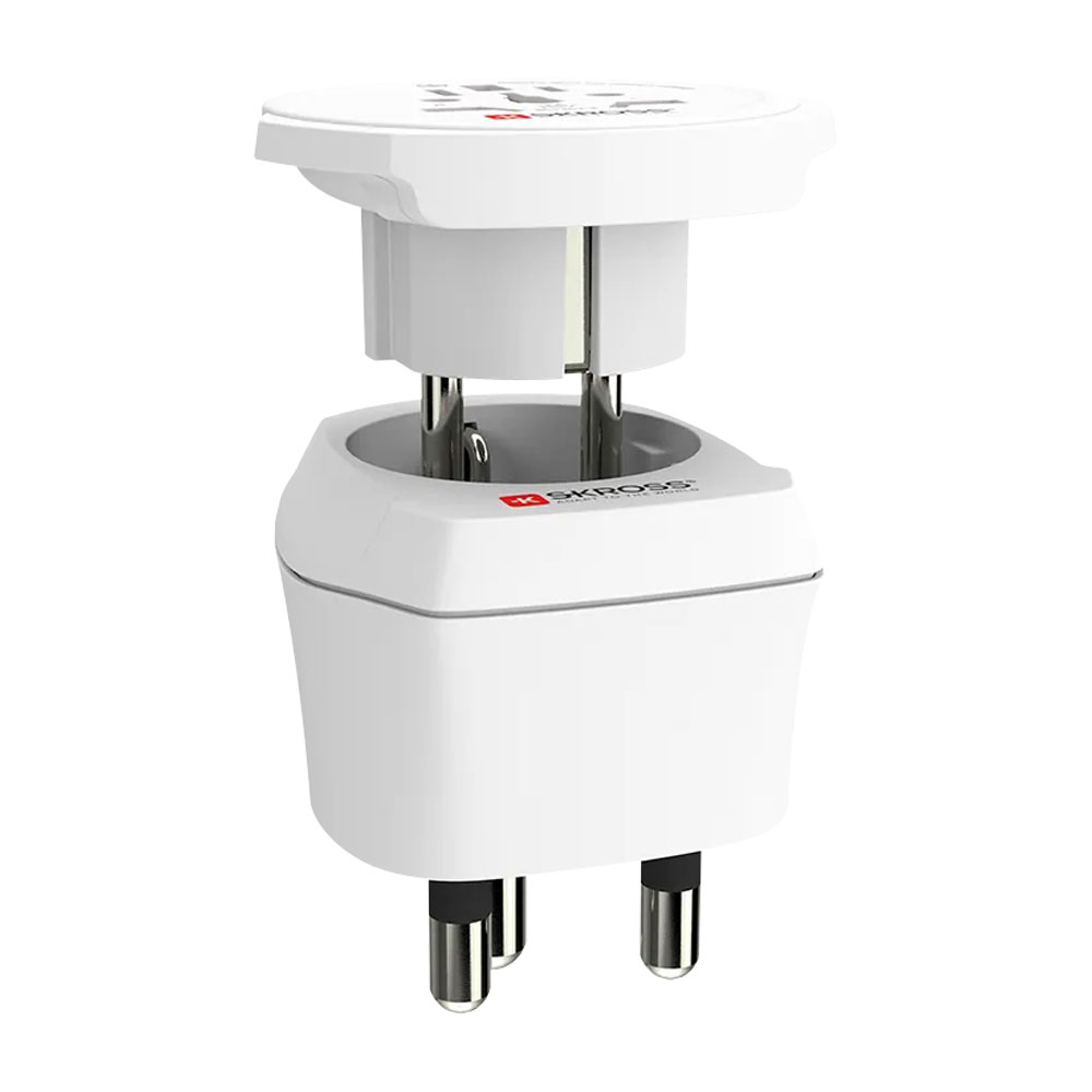 Combo World to South Africa Reise Adapter Ladegerät Schweiz / Europa auf Südafrika (1.500202) - Weiss