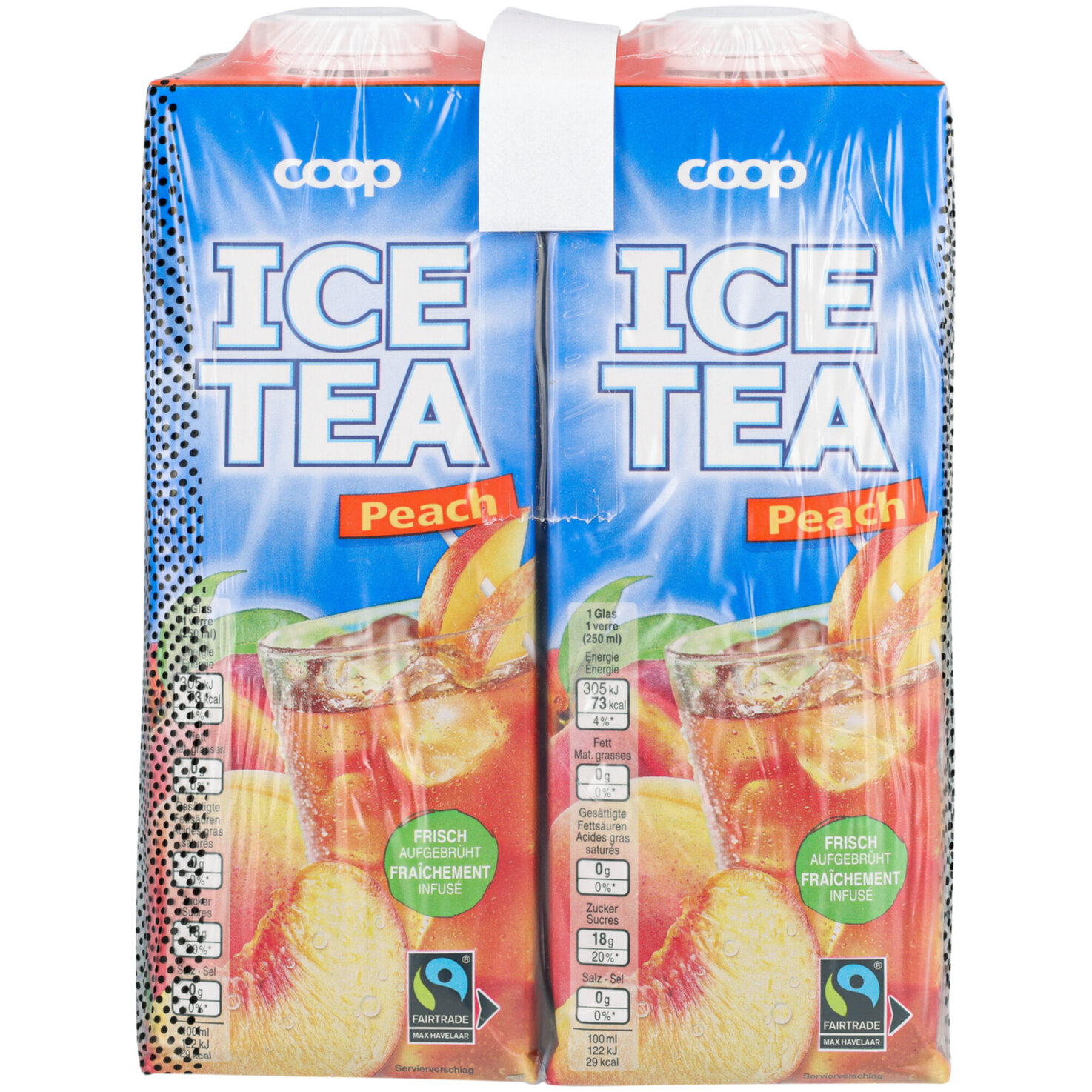 Fairtrade Ice Tea Peach 4x1l