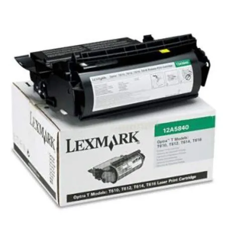 Lexmark Original Toner 12A5840 Schwarz