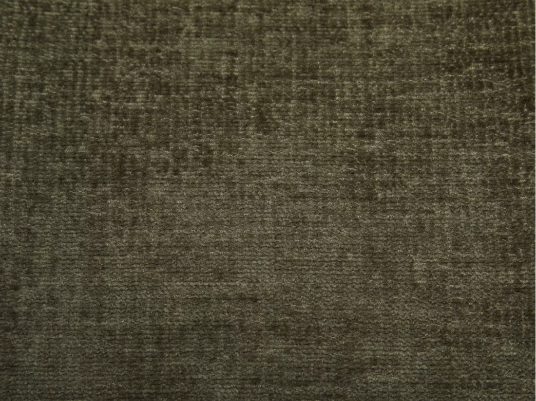 Lot de 2 chaises en tissu texturé et métal noir - Kaki - TIANIVA