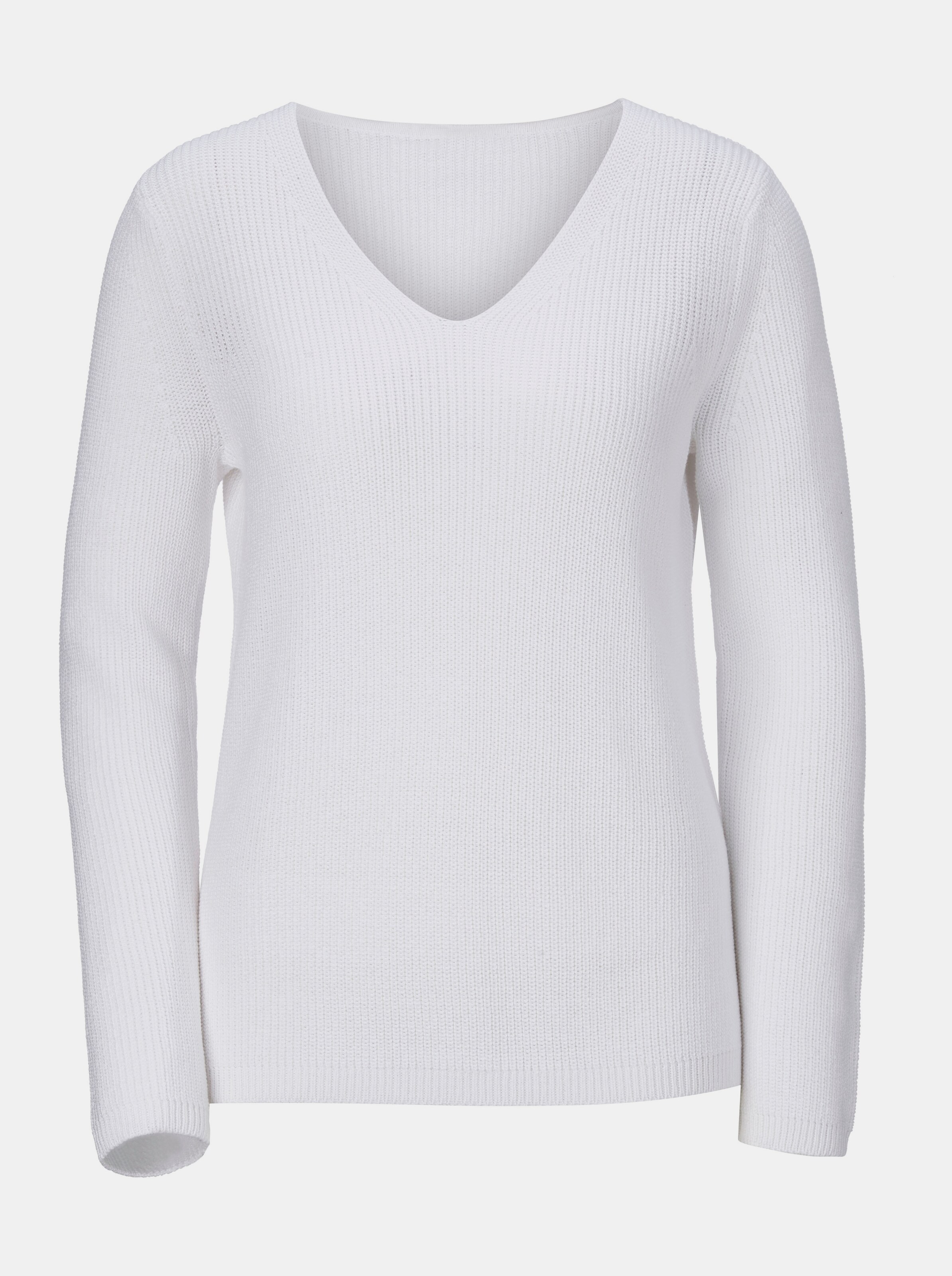 V-Ausschnitt-Pullover