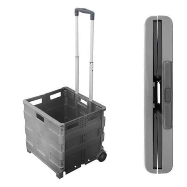Chariot Box pliant 35 kg à roulettes