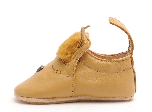Easy peasy chaussons bebe my blublu alpaga marron