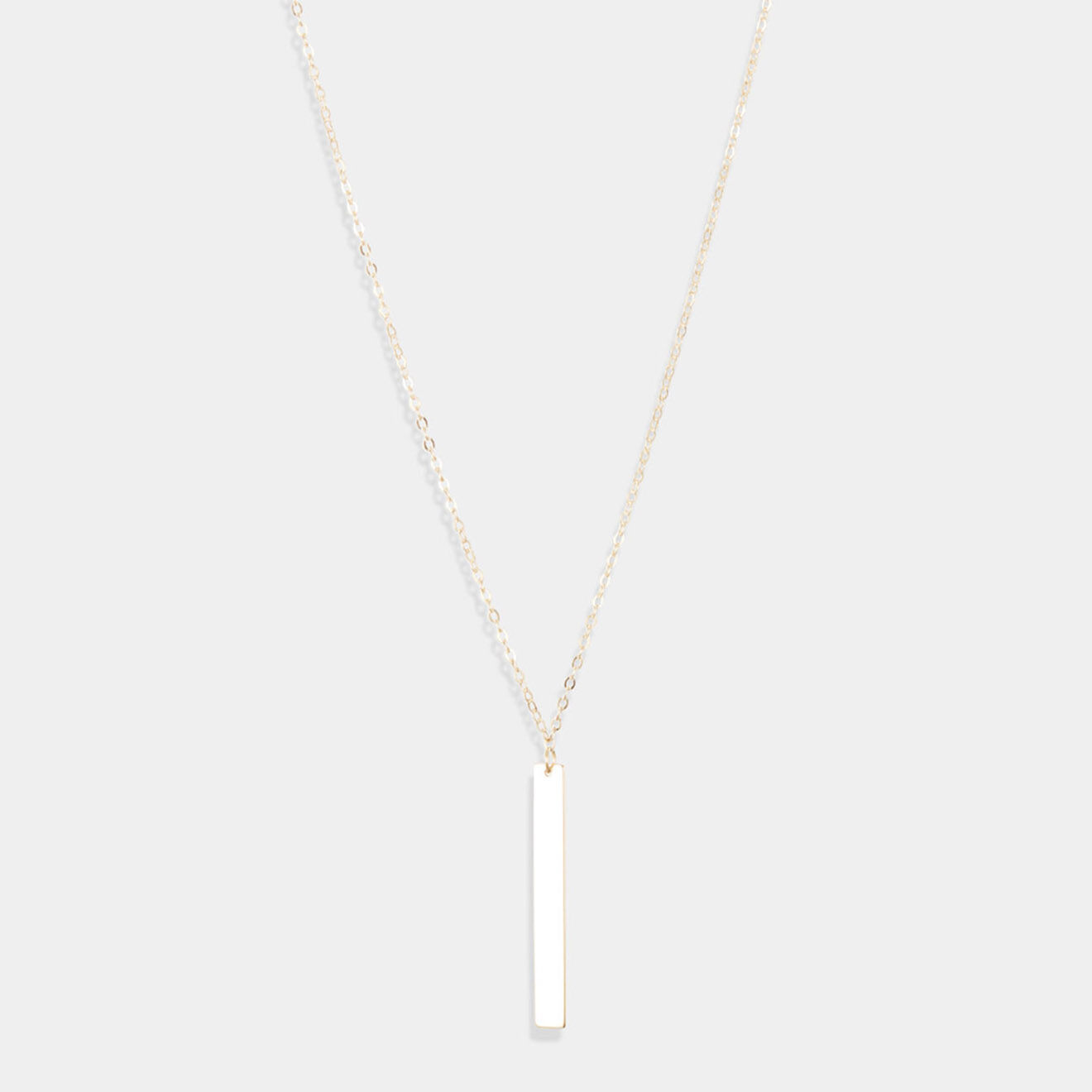 L'Or by Diamanta Collier Bar or jaune