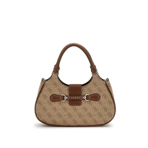 Guess Nolana Gilrfriend Satchel, Latte Logo/Brown