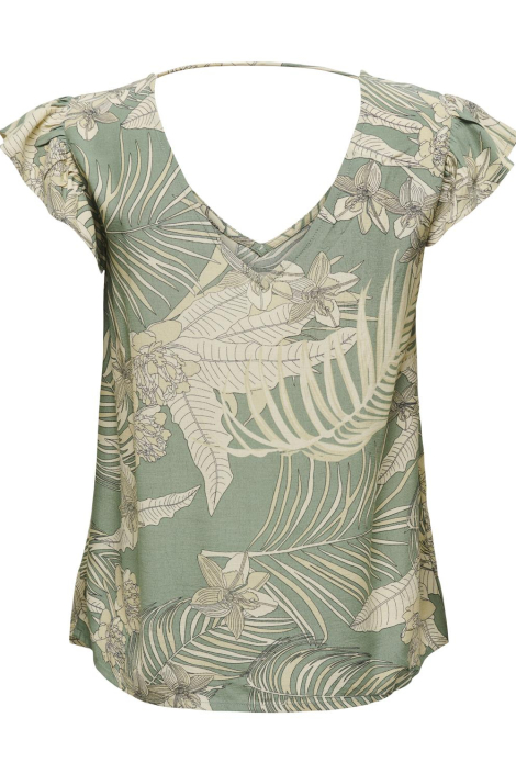 Only groene dames t-shirt