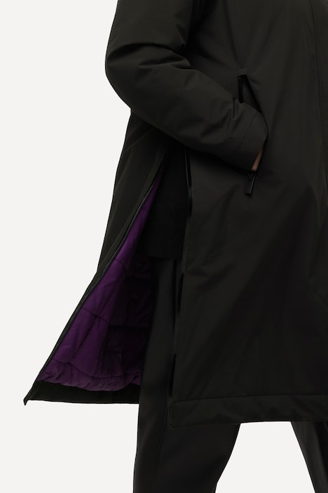 HYPRAR Funktionsjacke, Seitenzipper, wasserfest, Kapuze
