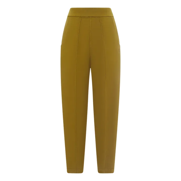 SMALLABLE BASICS Jogger Droit Femme Molleton Bio | Mordoré