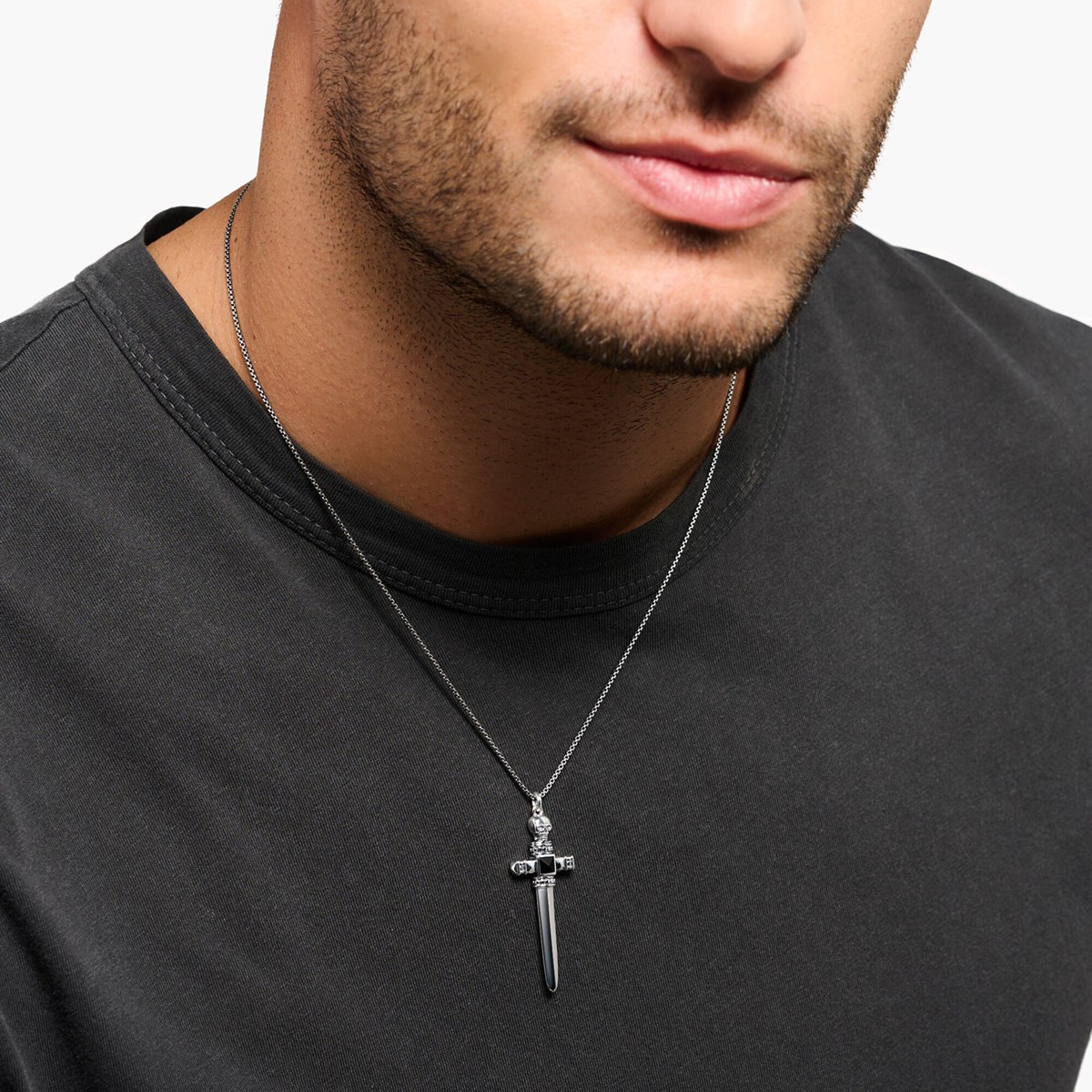 Collier homme Thomas Sabo épée