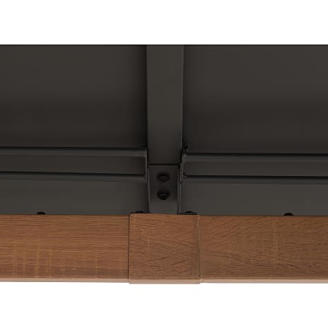 Stålpavillon pasu - 300cm x 300cm