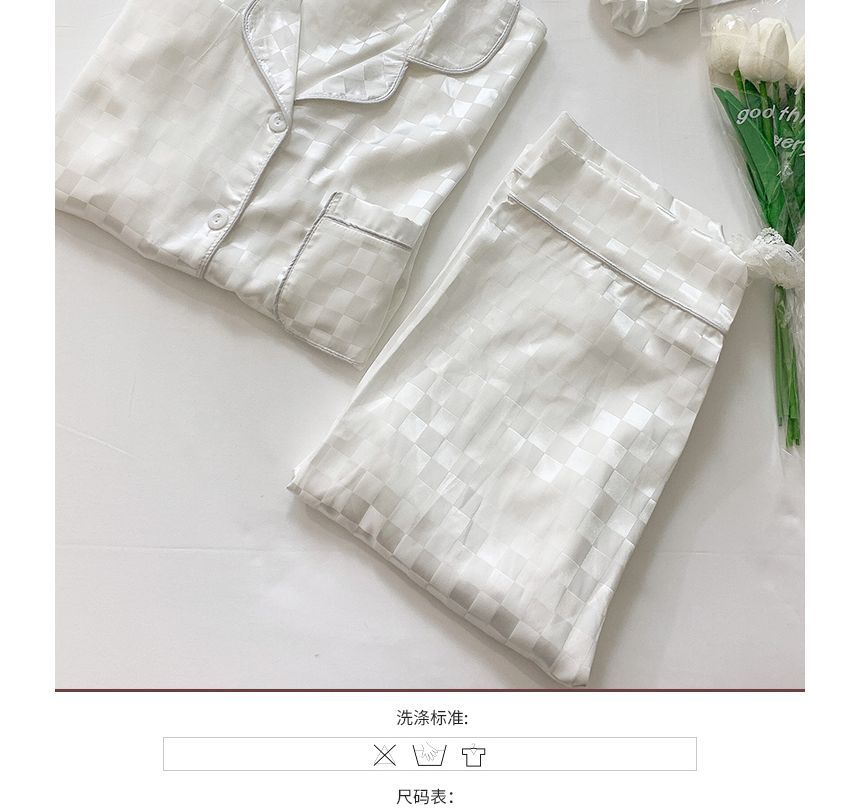Dazzli - Bijpassende geruite pyjamaset voor koppels
