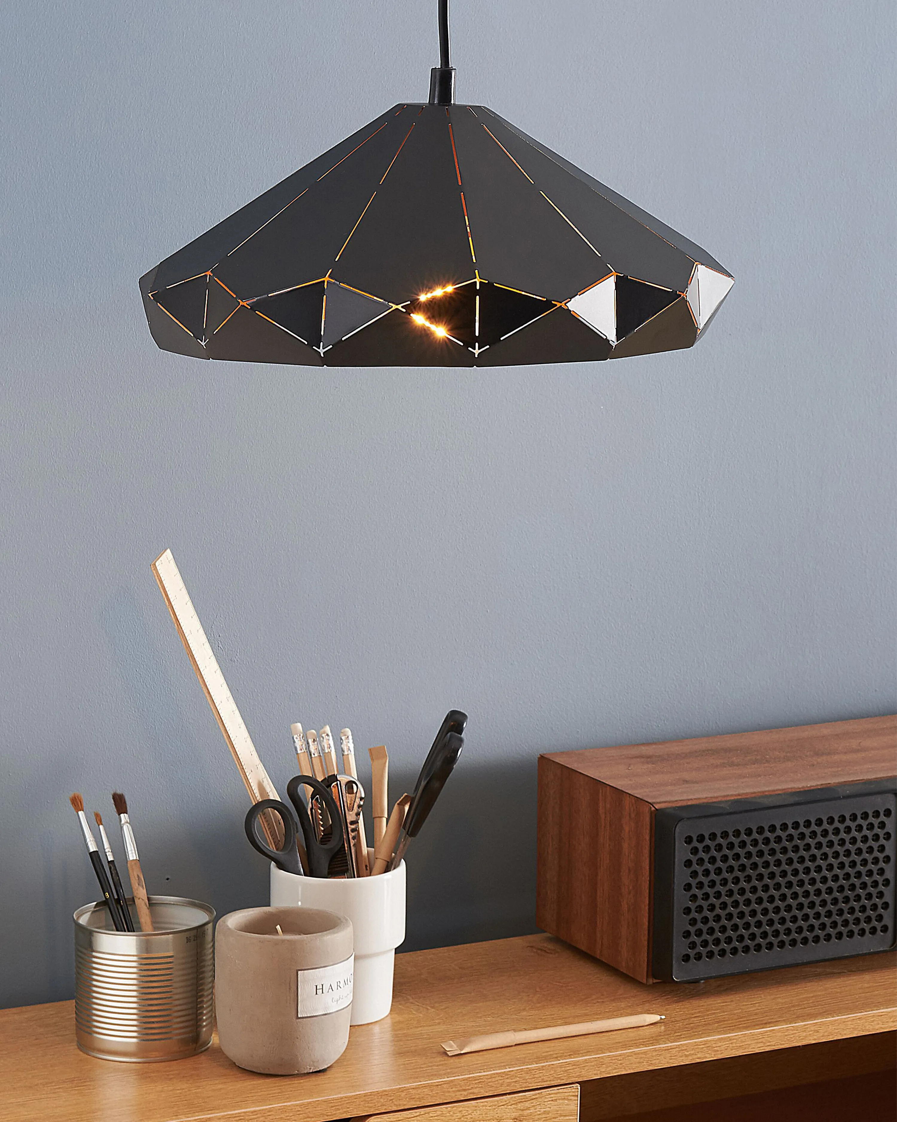 Hanglamp NEVOLA Metaal Zwart