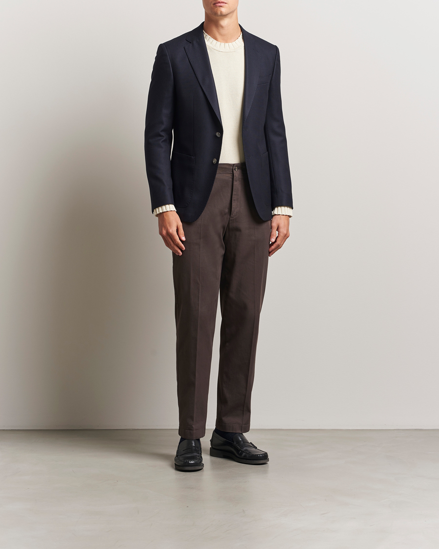 BOSS BLACK Hutson Structured Blazer Dark Blue