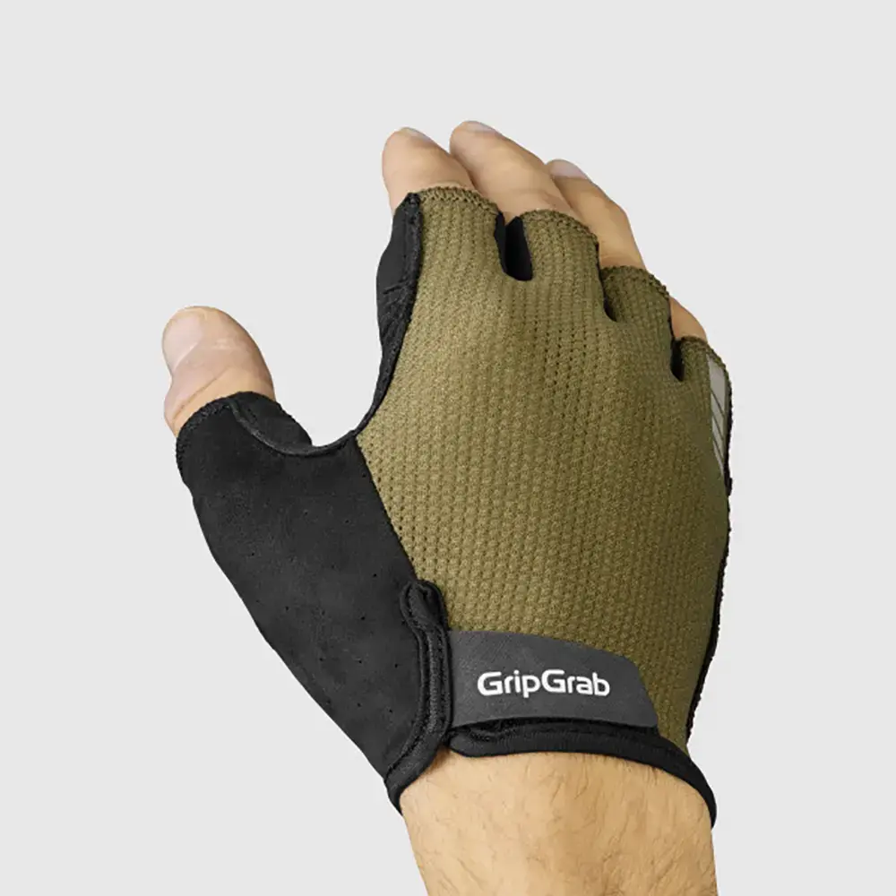 GripGrab EXPLR RC Max Padded Zomer Fietshandschoenen Olijfgroen