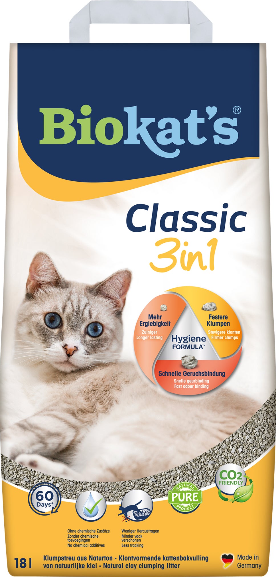 Biokat's Classic kattenbakvulling 18 L