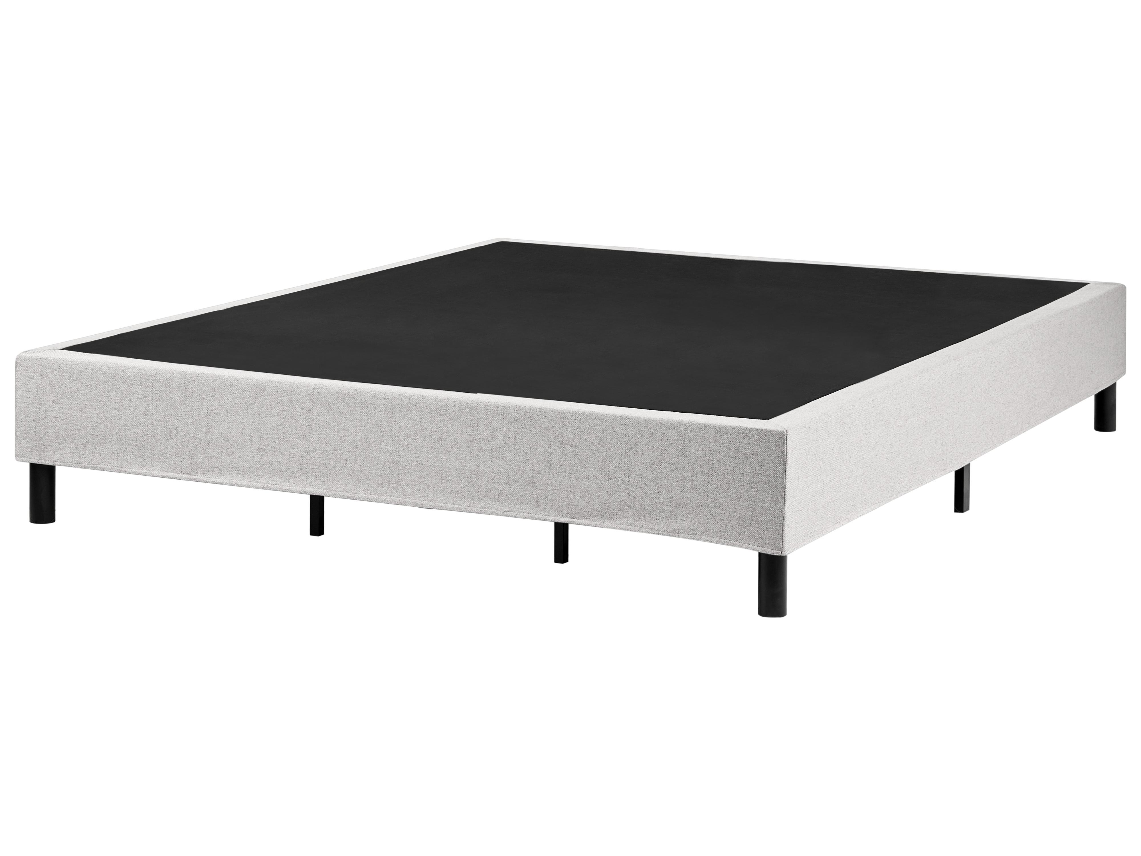 Boxspring zonder hoofdbord Stof COUNTESS 180 x 200 cm Lichtgrijs