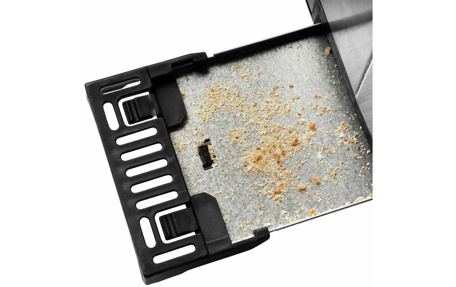 Toaster Digital 4S Silber<br>4-Scheiben-Toaster mit Brötchenaufsatz