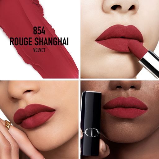 Dior Rouge Dior New Velvet Lipstick, 854 Rouge Shanghai