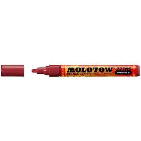 Molotow Permanentmarker ONE4ALL 227 HS, nachfüllbar, 4 mm, burgundrot